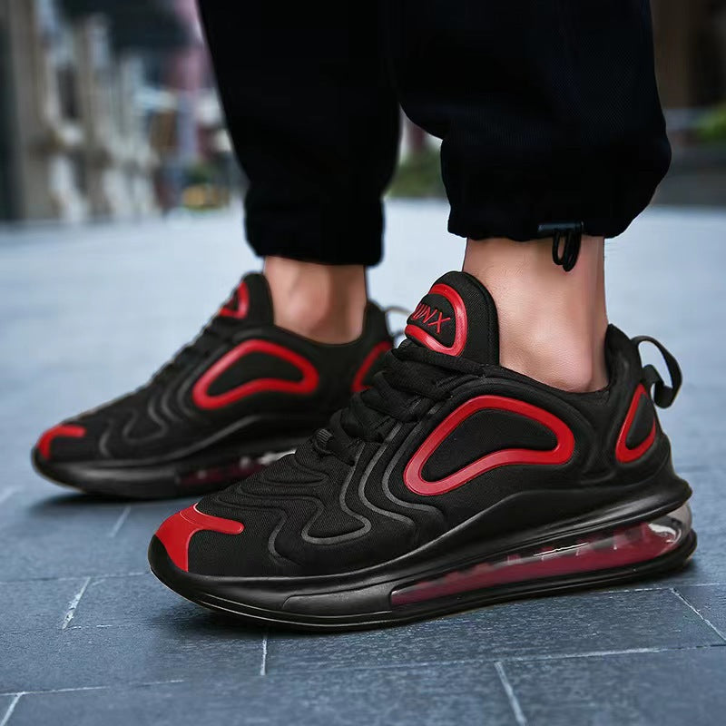 Men's Black Air Cushion Sneakers – Sole view