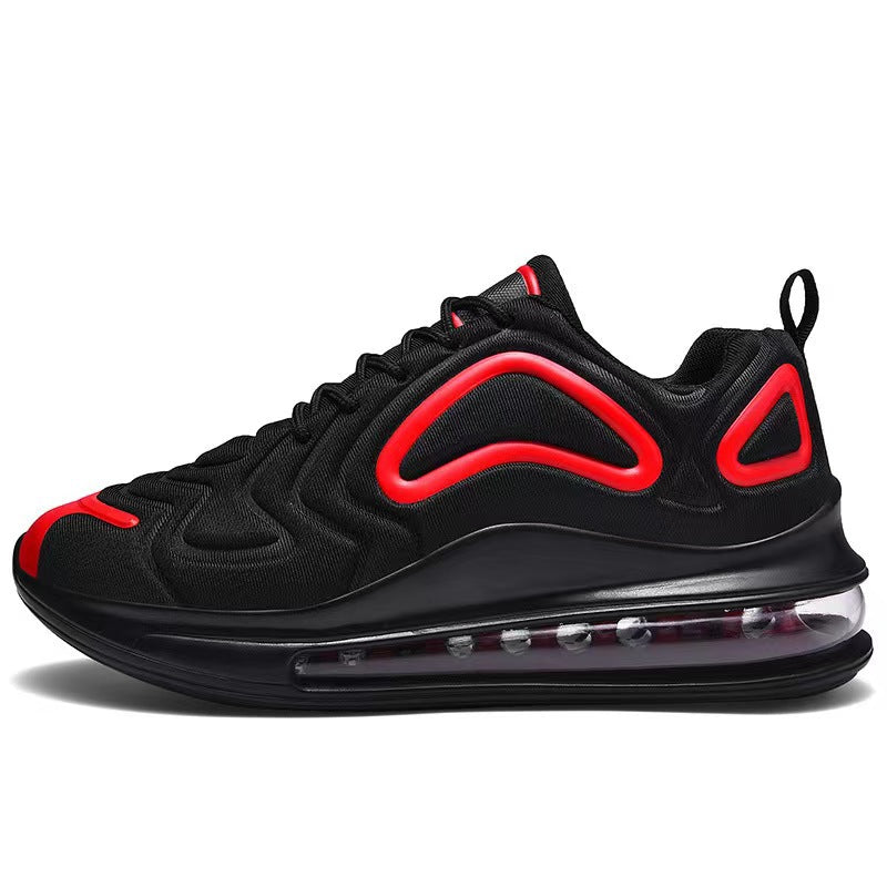 Men's Black Air Cushion Sneakers – Close-up view