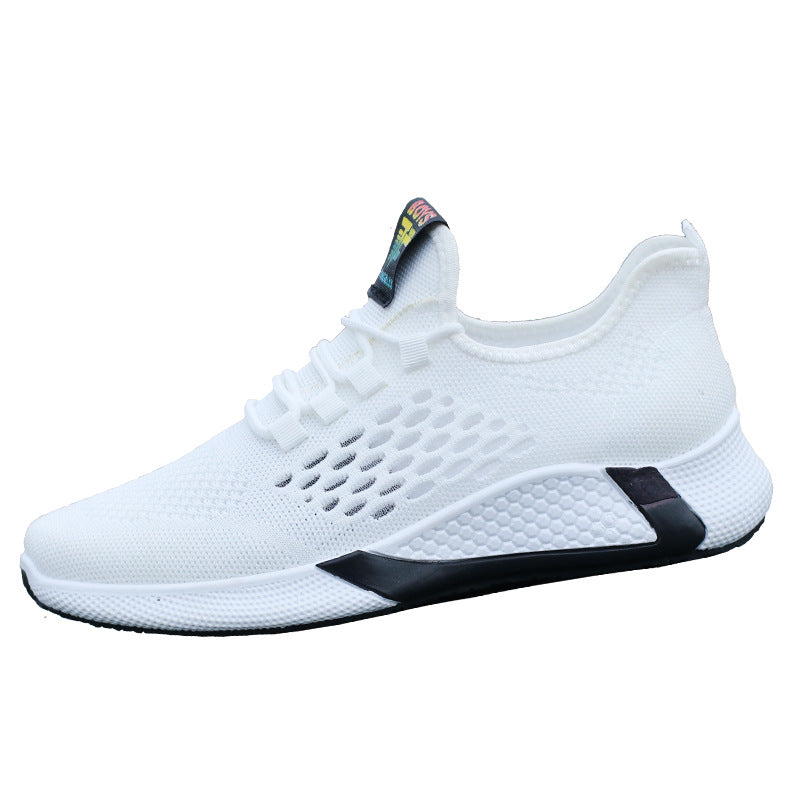 Men's Breathable Mesh Running Shoes – Lightweight Casual Sneakers – Top view