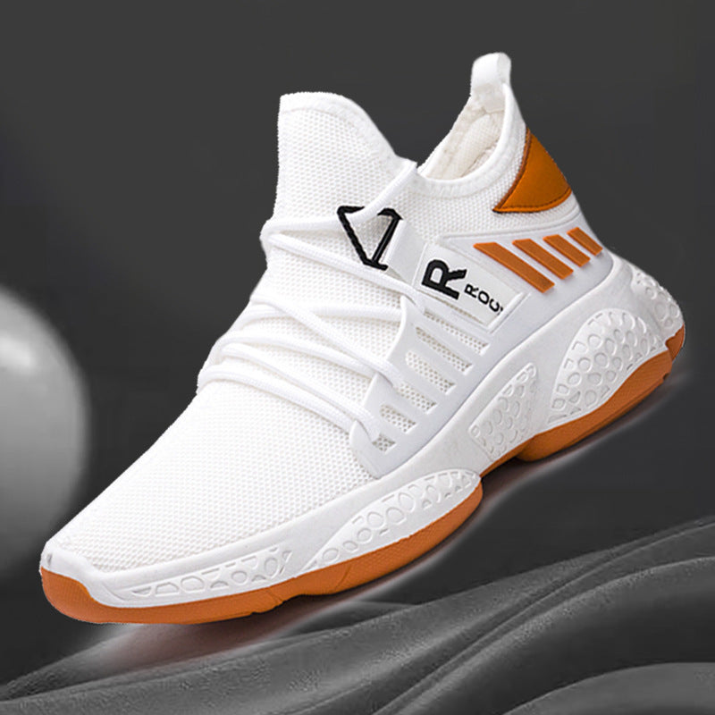 Men's Breathable Mesh Sneakers – Lightweight Everyday Trainers – Front view