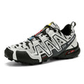 Men's Tactical Hiking Shoes – Durable Non-Slip Trekking Sneakers – Close-up detail