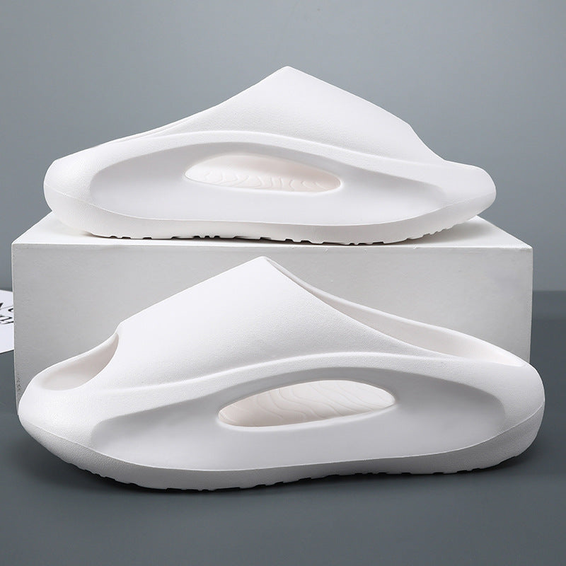 Unisex Peep-Toe Slide Sandals – Lightweight Summer Beach Shoes – Sole view